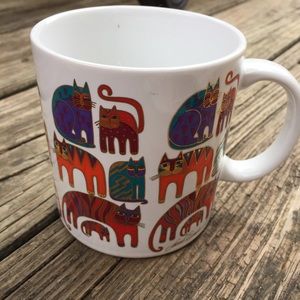 Vintage Laurel Burch fantastic feline mug